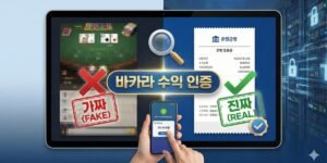 바카라수익인증 가이드: 어떤 승리가 진짜인지 구별하는 방법