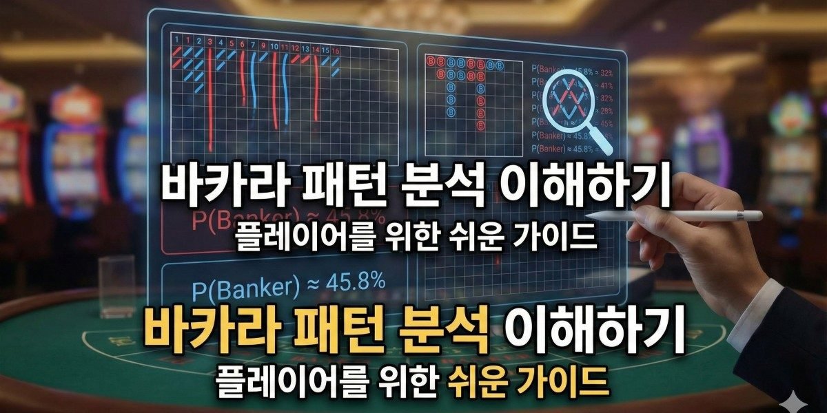 바카라패턴분석 이해하기 플레이어를 위한 쉬운 가이드